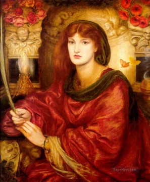 Dante Gabriel Rossetti Painting - Sybilla Palmifella Pre Raphaelite Brotherhood Dante Gabriel Rossetti